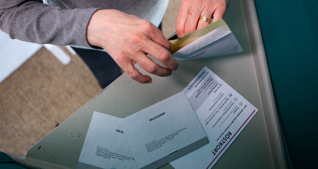 Votação no Consulado para as eleições do parlamento sueco, regiões e comunas